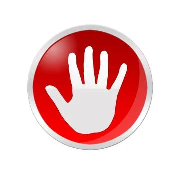 Stop Icon Stock Illustration