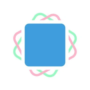 Stop icon, modern flat design color sign vector Stock Illustration