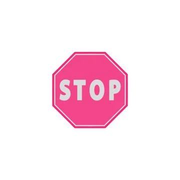 Stop Icon Vector Stock Illustration