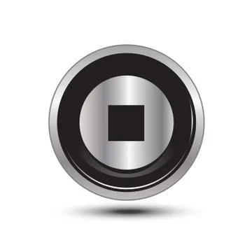 Stop icon web Stock Illustration