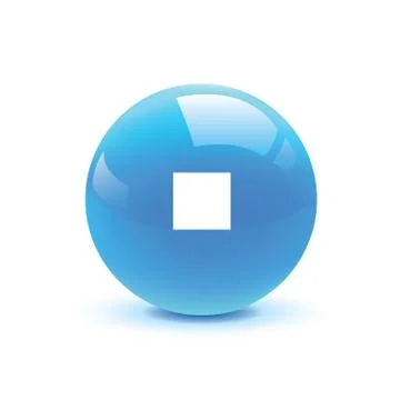 Stop icon web Stock Illustration