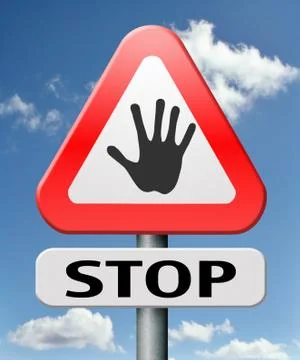 Stop Illustrazione stock