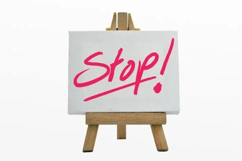 Stop Illustrazione stock