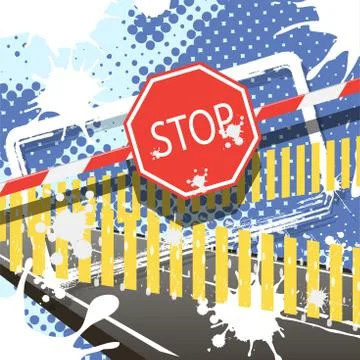 Stop Stock Illustration