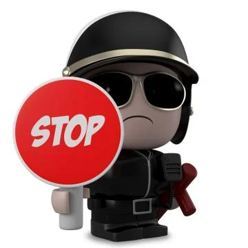 Stop Stock Illustration