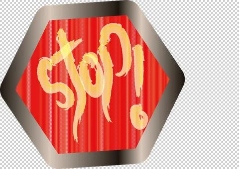 Stop Illustrazione stock