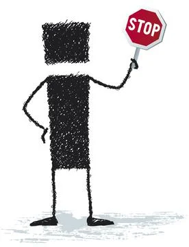 Stop Stockillustratie