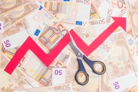 Stop increasing euro value Stock Photos