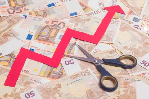 Stop increasing euro value Stock Photos