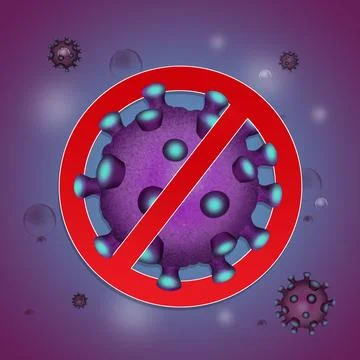 Stop infection Coronavirus Stock Illustration