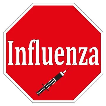 Stop Influenza Illustrazione stock