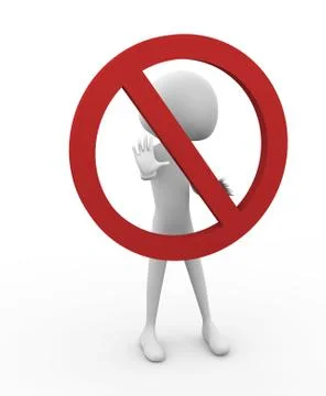 Stop it Stock Illustration