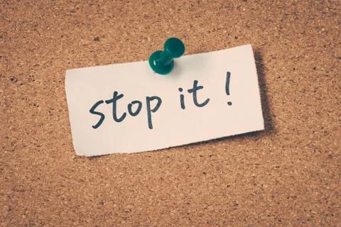 Stop it Stock Photos