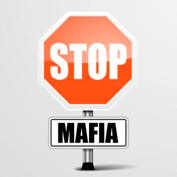 Stop Mafia Stock Illustration