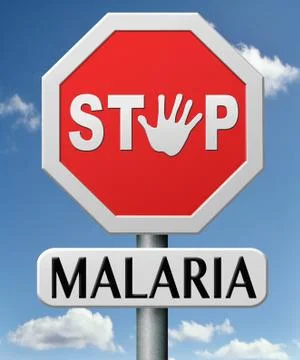 Stop malaria Stock Photos