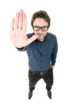 Stop man Stock Photos