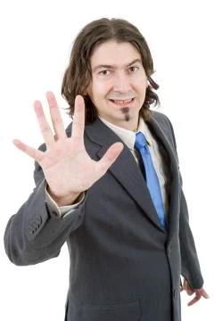 Stop man Stock Photos