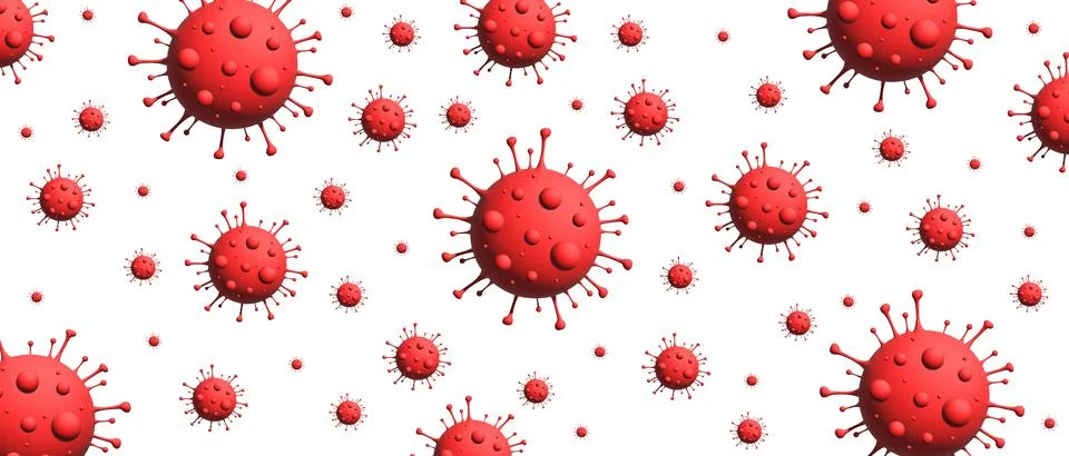 Stop monkey pox virus illustration on white background Stock Illustration