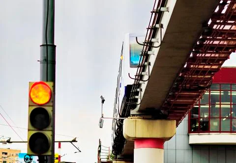 Stop monorail Stock Photos