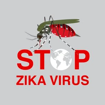 Stop mosquito , flat icon design,logo Stock Illustration