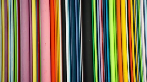 Stop Motion of Abstract Colorful Line Art Stock Footage 59970105