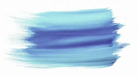 Stop Motion Animated Soft Blue Brush Strokes Forming an Artistic Background 動画素材 295069759
