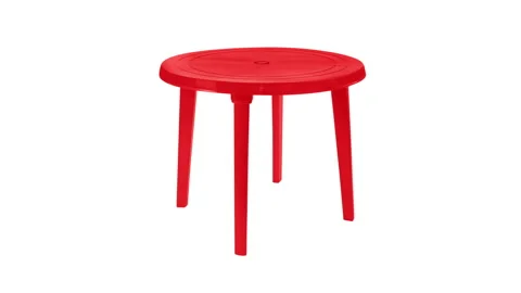 Stop motion animation. 4K, 25p. Changing the color of kitchen tables on a white Stock Footage 150149960