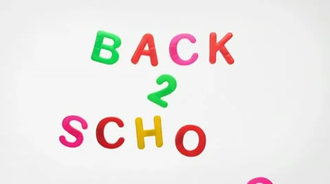 Stop motion animation - Back 2 School Stock Footage 10592215