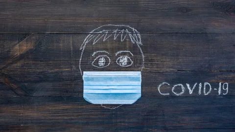 Stop motion animation of concept of destroying of virus. Stock Footage 141787903