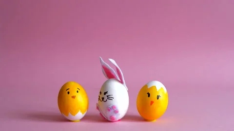 Stop motion animation of Easter Stock Footage 149603980