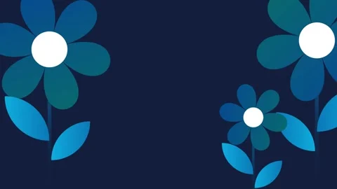 A stop motion animation of a flower blooming and spinning Video stock 308169236