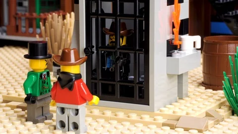 Stop Motion, Animation, LEGO Stock Footage 120430331