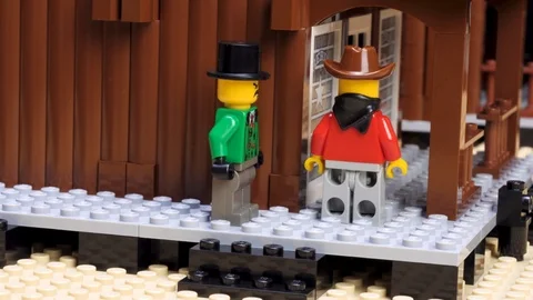 Stop Motion, Animation, LEGO Stock Footage