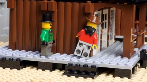 Stop-Motion Animation LEGO Stock Footage 120430573