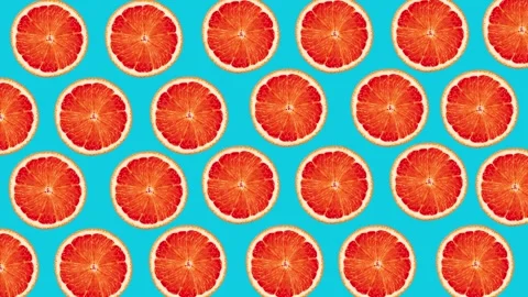 Stop motion animation, Lemon seamless pattern 4k loop animation Stock Footage 294056778