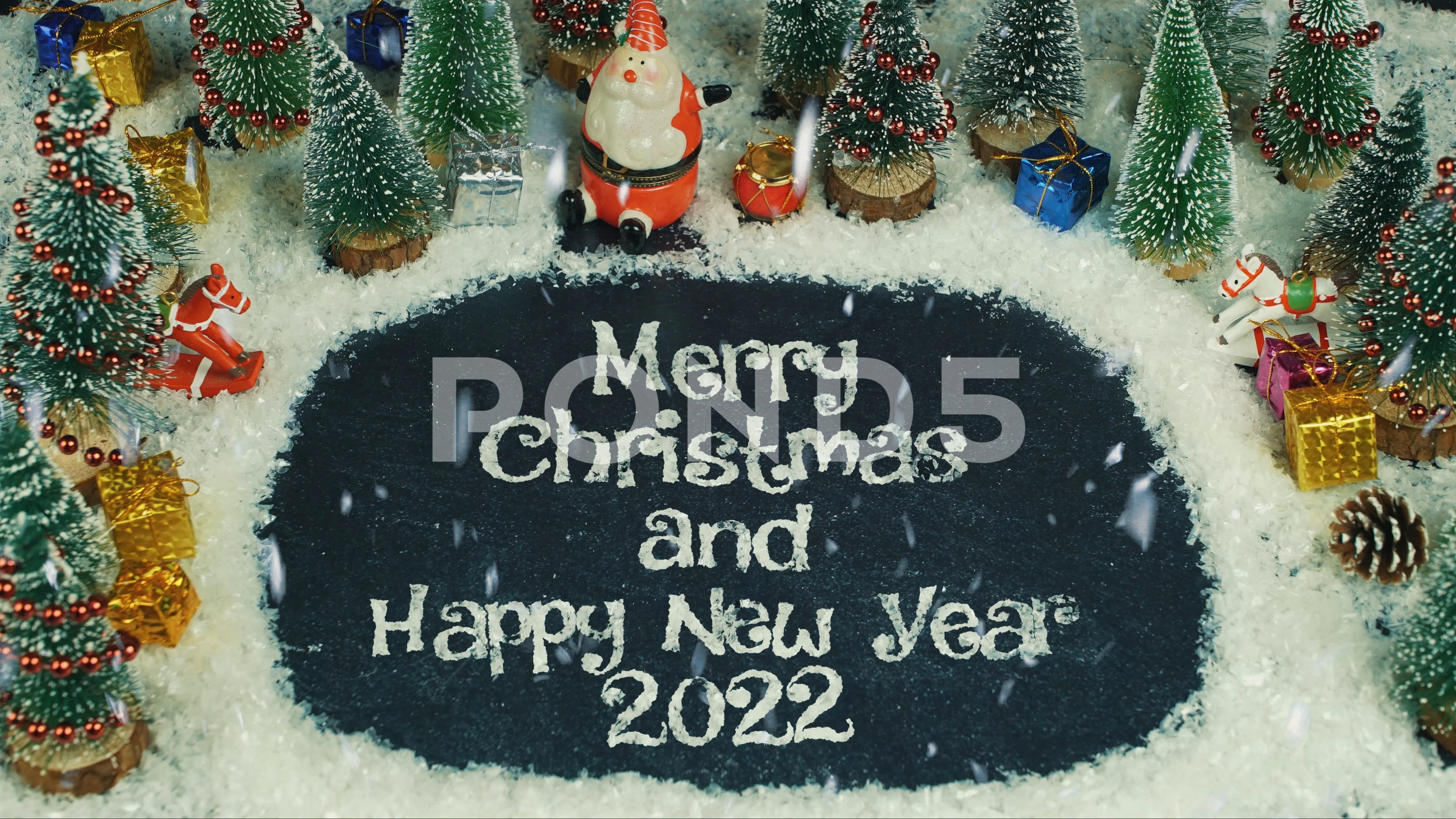 Merry Christmas Animation 2022 Stop Motion Animation Of Merry Christmas... | Stock Video | Pond5