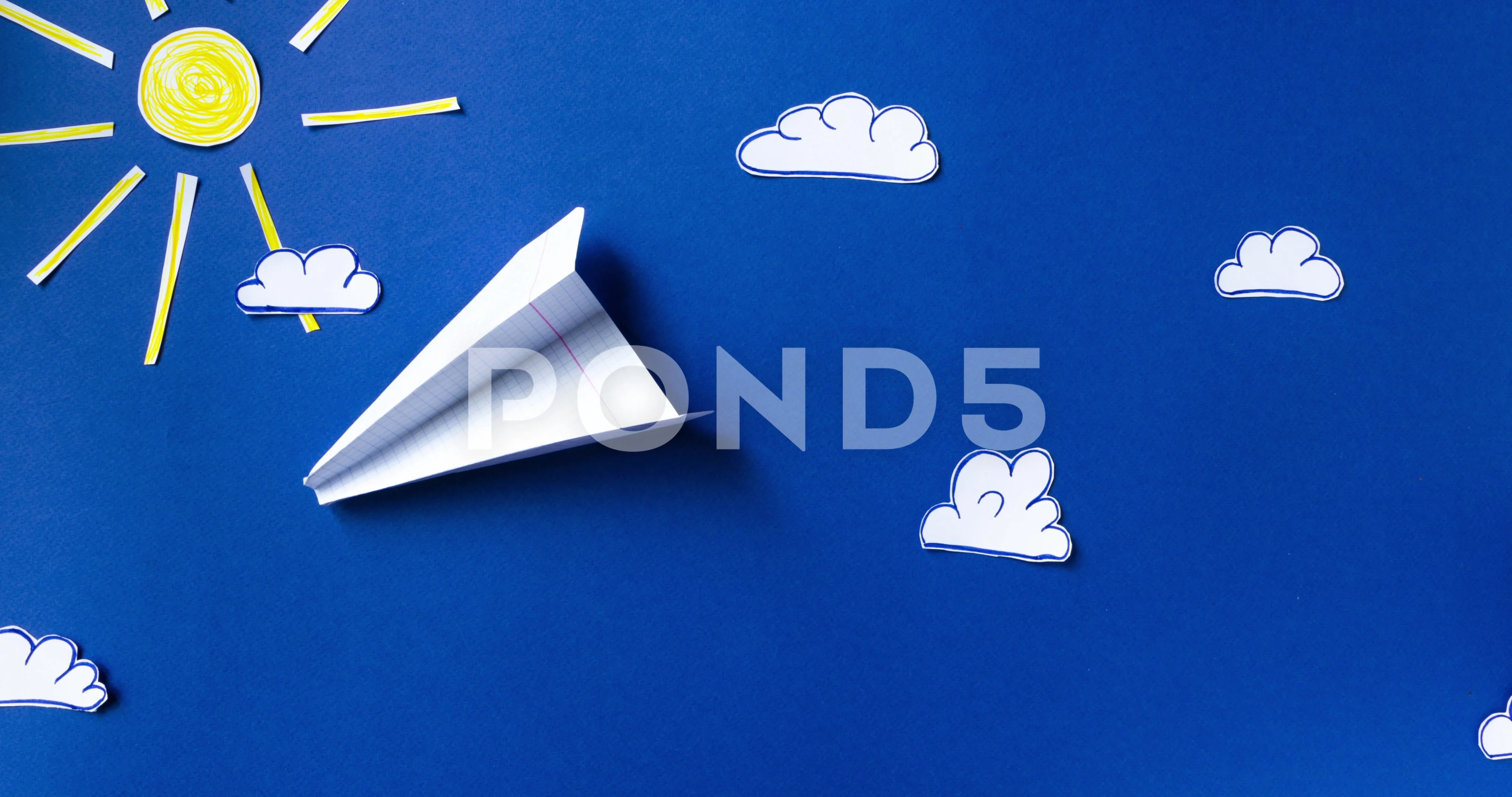 Stop motion animation of a paper airplan... | Stock Video | Pond5 Stop motion animation of a paper airplan... | Stock Video | Pond5