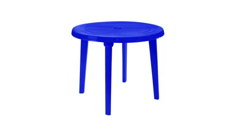 Stop motion animation. Plastic interior items are blue. Stop motion animation Stock Footage 156441892