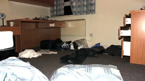 Stop Motion Animation Time Lapse Tidy Up Room Stock Footage 26208687