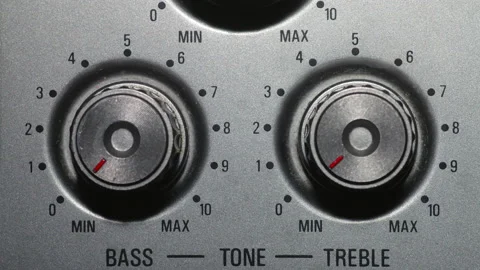 Stop Motion Animation Of Tone Dials On Radio Stock Footage 148674159