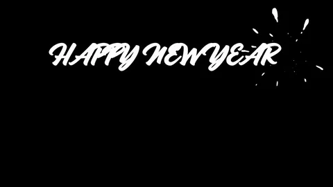 Stop motion animation video, New 2020 year minimalistic animation.happy new y Stock Footage 121598317