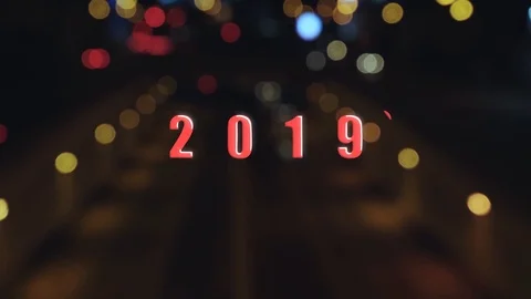 Stop motion animation video, New 2020 year minimalistic animation.happy new y Stock Footage 121598328