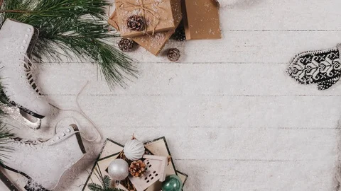 Stop motion animation, a warm sweater takes a mug of hot drink with a sleeve Stock Footage 128163972