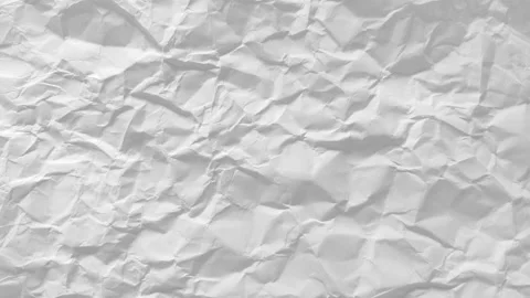 Stop motion animation of white crumpled paper texture background. Blank empty Видео 162045302