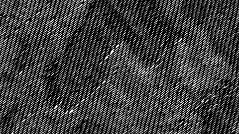 Stop motion animation of white fabric weave texture noise on black background 스톡 동영상 330550943