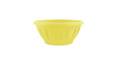 Stop motion animation with yellow cookware and pots for use in infographics on Stock Footage 155377876