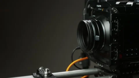 Stop-Motion: Attaching Extension Tubes to Blackmagic Pyxis 6K Video stock 333684626