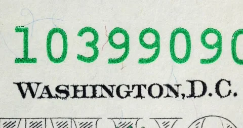 Stop Motion. Background with Dollar Bills. Stock Footage 151868326