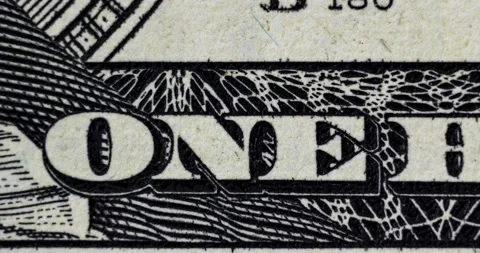 Stop Motion. Background with Dollar Bills. Stock Footage 151868456