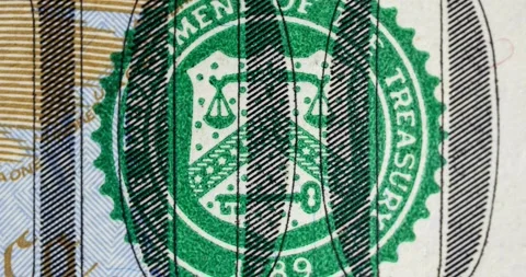 Stop Motion. Background with Dollar Bills. Stock Footage 151868469